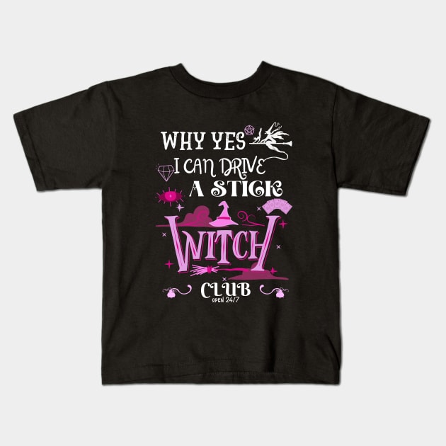 Why Yes, I can Drive A Stick Kids T-Shirt by Myartstor 